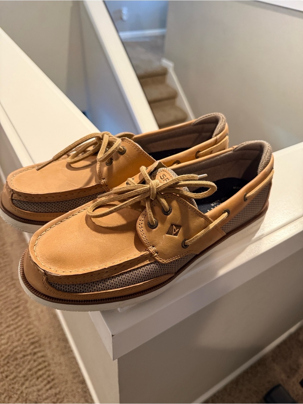 Sperry Top Sider Surveyor 2-Eye Boat Shoe size 11 like new